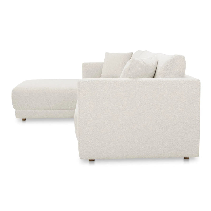 Bryn Polyester Upholstered Sectional Left Modular Sofas LOOMLAN By Moe's Home