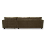 Bryn Polyester Upholstered Sectional Right Modular Sofas LOOMLAN By Moe's Home