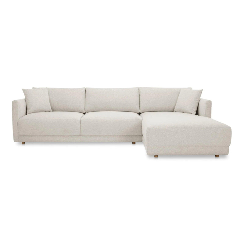 Bryn Polyester Upholstered Sectional Right Modular Sofas LOOMLAN By Moe's Home