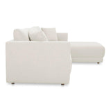 Bryn Polyester Upholstered Sectional Right Modular Sofas LOOMLAN By Moe's Home