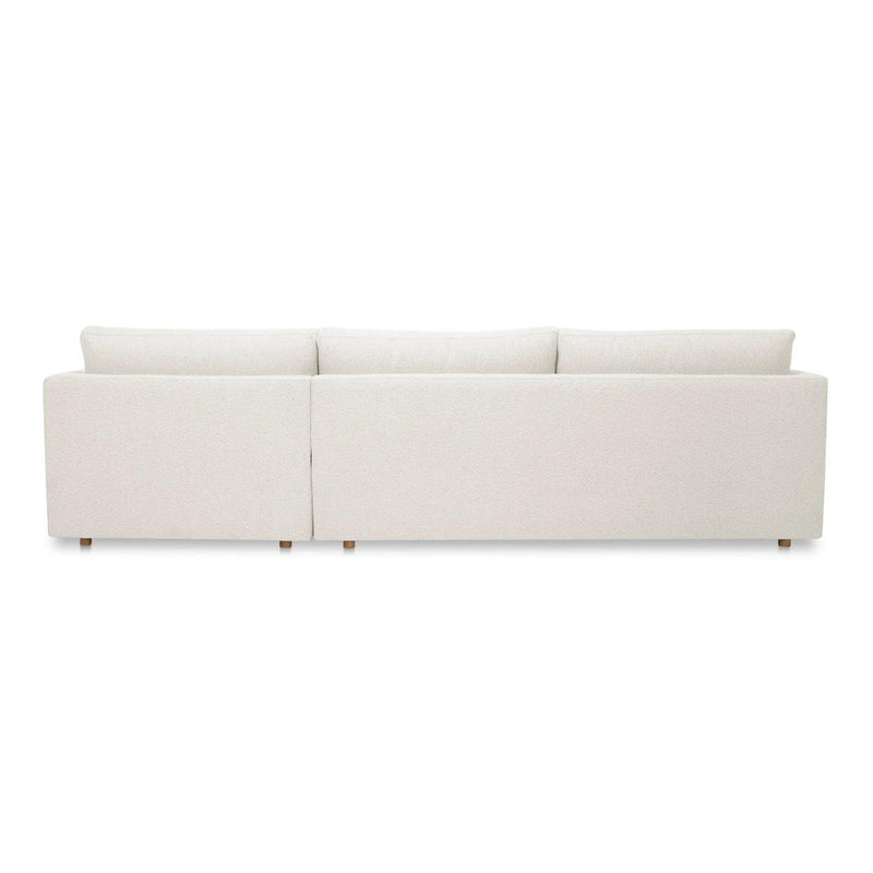 Bryn Polyester Upholstered Sectional Right Modular Sofas LOOMLAN By Moe's Home