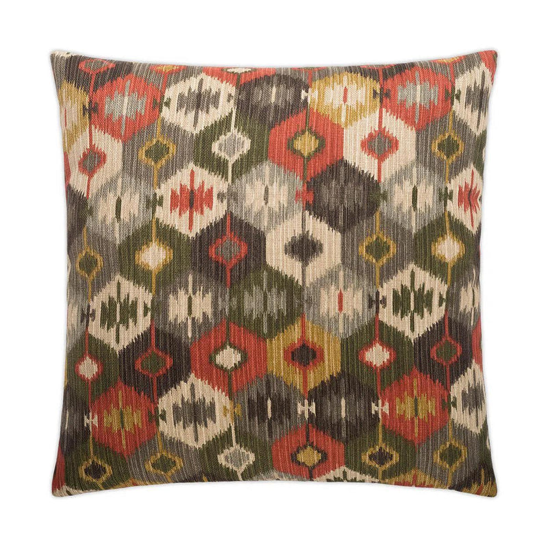 Bulan Multi Color Throw Pillow With Insert Throw Pillows LOOMLAN By D.V. Kap