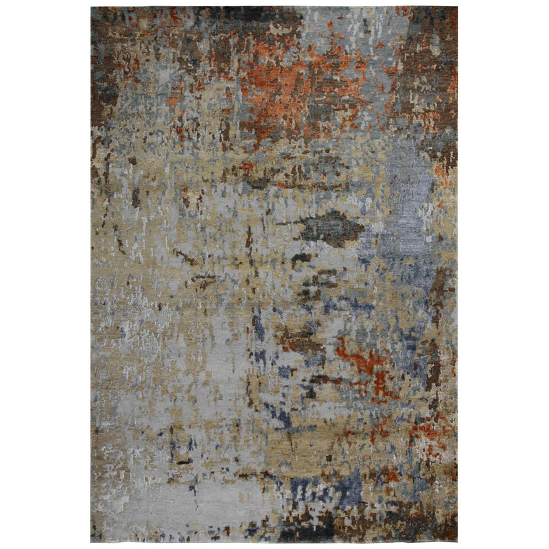 Buna Abstract Orange Large Area Rugs For Living Room Area Rugs LOOMLAN By LOOMLAN