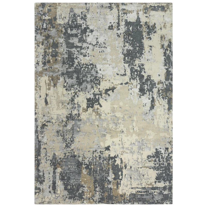 Bunn Abstract Ivory Large Area Rugs For Living Room Area Rugs LOOMLAN By LOOMLAN