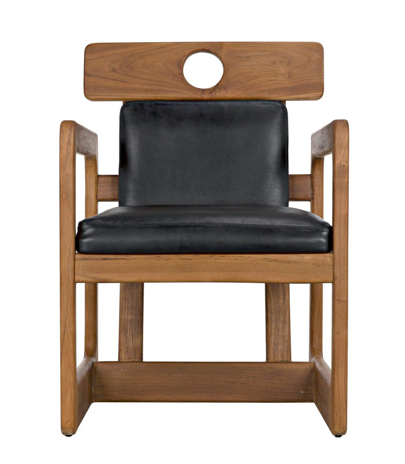 Buraco Arm Chair, Teak Accent Chairs LOOMLAN By Noir