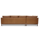 Burbank Large Leather Left Facing Sectional Sofa Sectionals LOOMLAN By One For Victory