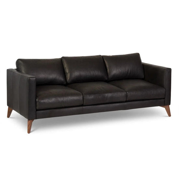 Burbank Leather Sofa Environmentally Friendly and Made to Order Sofas & Loveseats LOOMLAN By One For Victory