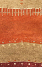 Burh Wool Red Hallway Kitchen Runner Rug Area Rugs LOOMLAN By LOOMLAN