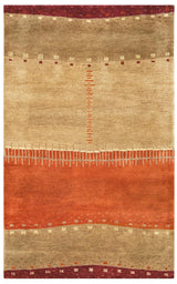 Burh Wool Red Hallway Kitchen Runner Rug Area Rugs LOOMLAN By LOOMLAN