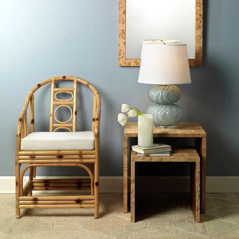 Burl Wood Natural Bedford Nesting Tables (Set of 2) Side Tables LOOMLAN By Jamie Young