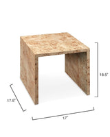 Burl Wood Natural Bedford Nesting Tables (Set of 2) Side Tables LOOMLAN By Jamie Young