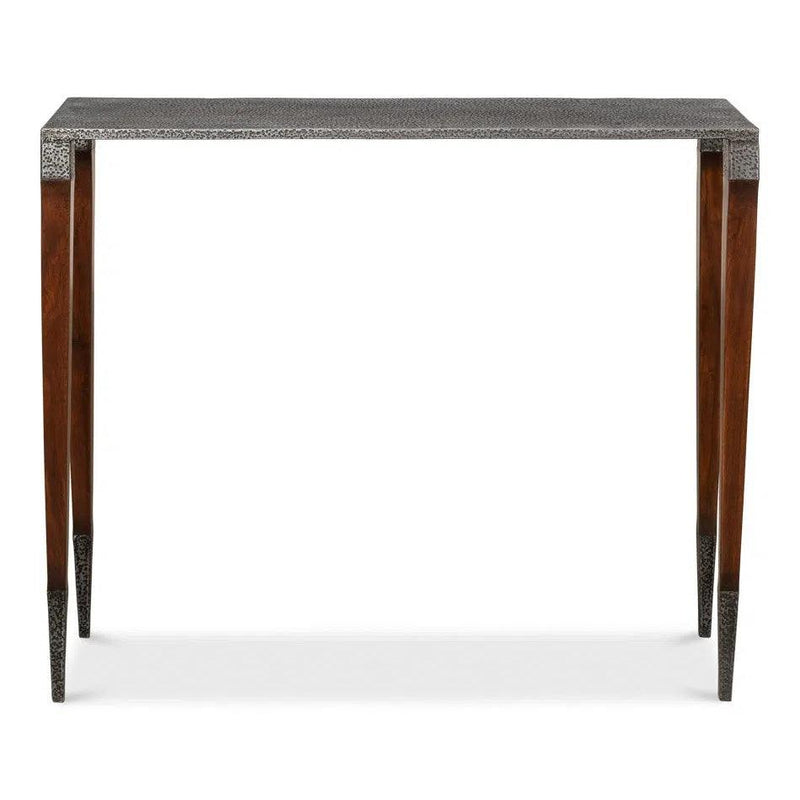 Burnford Console Table Antiqued Finish Console Tables LOOMLAN By Sarreid