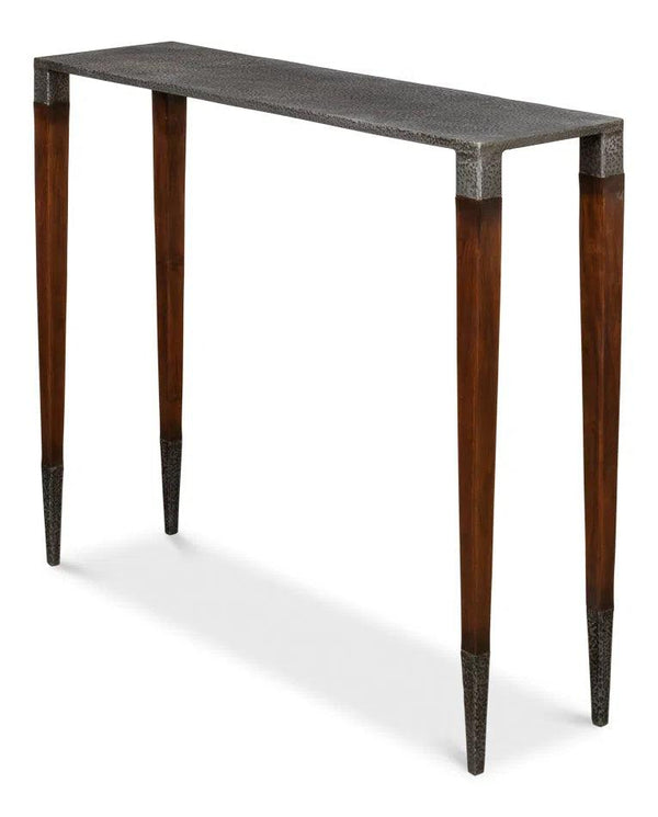 Burnford Console Table Antiqued Finish Console Tables LOOMLAN By Sarreid