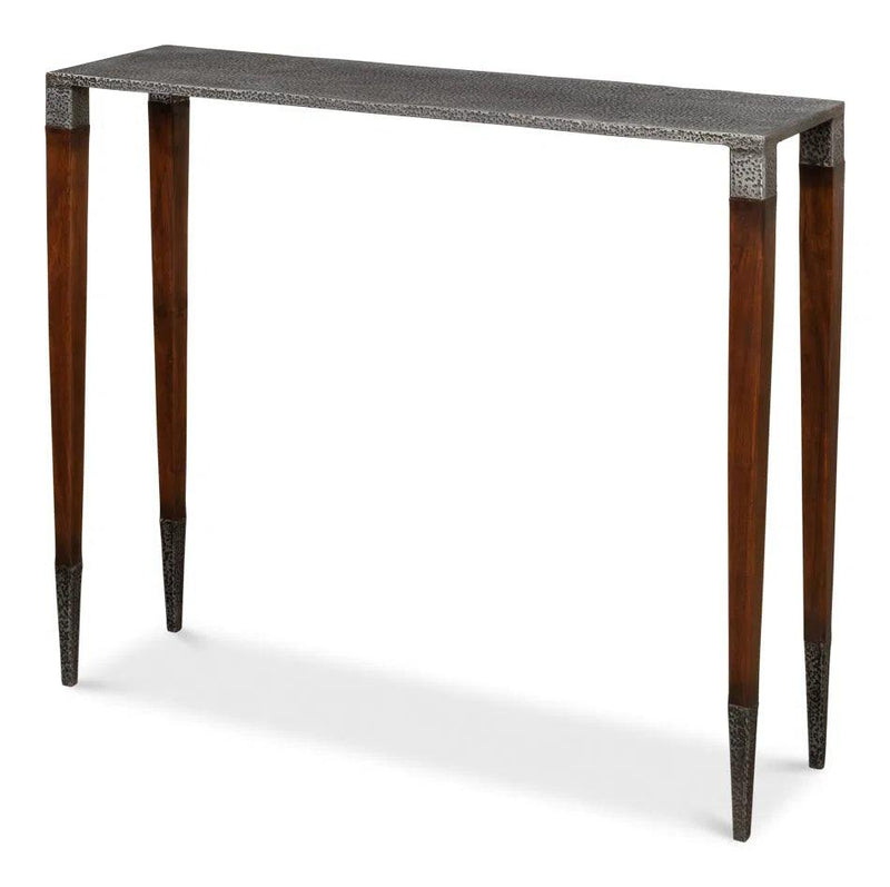 Burnford Console Table Antiqued Finish Console Tables LOOMLAN By Sarreid