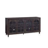 Burton Wood Black Server Sideboards LOOMLAN By Bassett Mirror