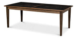 Butterfly Brown Extendable Dining Table Seats 10 People Dining Tables LOOMLAN By Sarreid