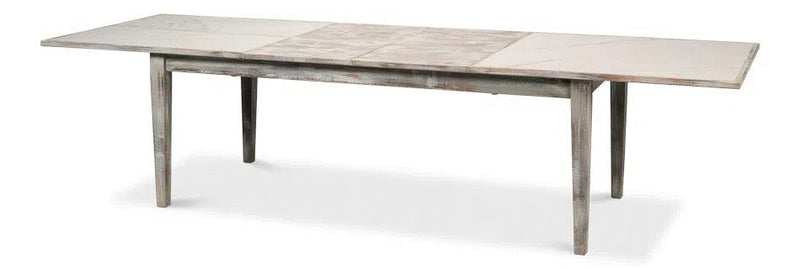 Butterfly Grey Extendable Dining Table Seats 10 People Dining Tables LOOMLAN By Sarreid