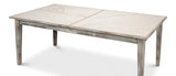 Butterfly Grey Extendable Dining Table Seats 10 People Dining Tables LOOMLAN By Sarreid