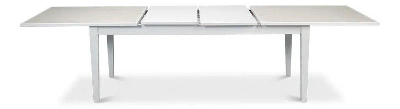 Butterfly White Extendable Dining Table Seats 10 People Dining Tables LOOMLAN By Sarreid