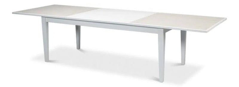 Butterfly White Extendable Dining Table Seats 10 People Dining Tables LOOMLAN By Sarreid