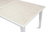 Butterfly White Extendable Dining Table Seats 10 People Dining Tables LOOMLAN By Sarreid