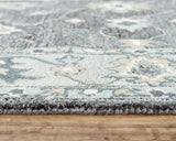 Butu Floral Medallion Gray Area Rugs For Living Room Area Rugs LOOMLAN By LOOMLAN