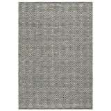 Buza Geometric Black Living Room Rug Area Rugs LOOMLAN By LOOMLAN