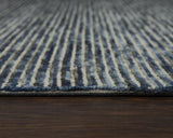 Byes Stripe Blue Area Rugs For Living Room Area Rugs LOOMLAN By LOOMLAN