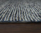 Byes Stripe Blue Area Rugs For Living Room Area Rugs LOOMLAN By LOOMLAN