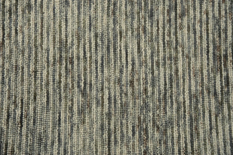 Byre Stripe Gray Area Rugs For Living Room Area Rugs LOOMLAN By LOOMLAN