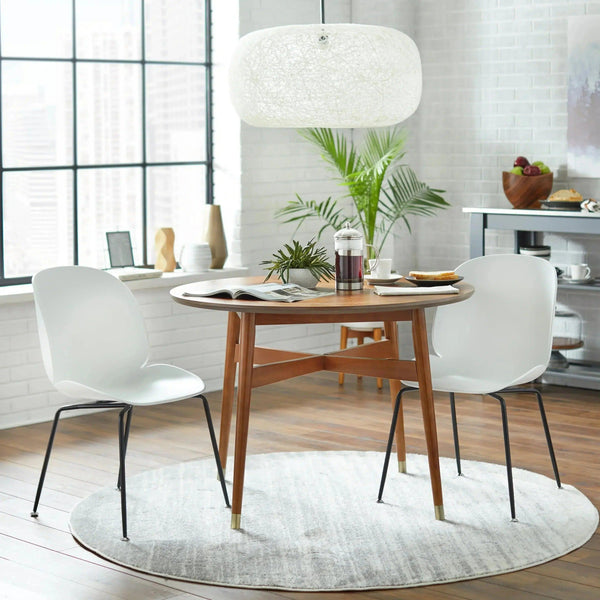 Byron Dining Chair (Set of 2) White Dining Chairs LOOMLAN By Zuo Modern