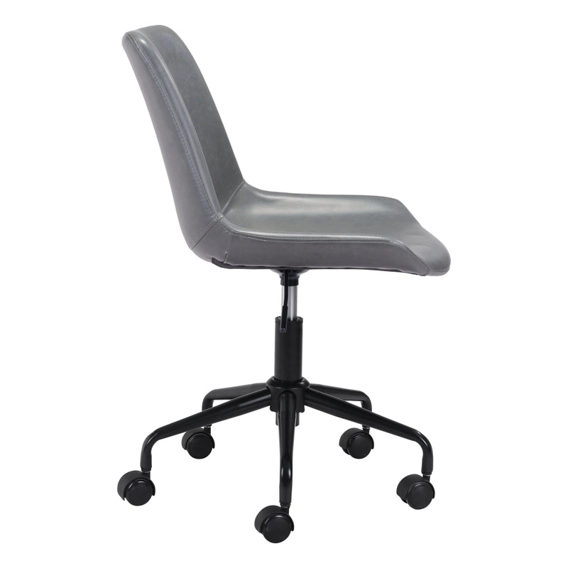 Byron Office Chair Gray Office Chairs LOOMLAN By Zuo Modern