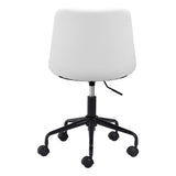 Byron Office Chair White Office Chairs LOOMLAN By Zuo Modern