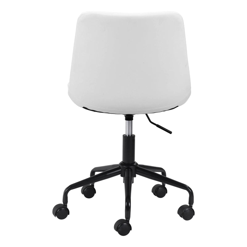 Byron Office Chair White Office Chairs LOOMLAN By Zuo Modern