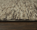 Byte Stripe Brown Area Rugs For Living Room Area Rugs LOOMLAN By LOOMLAN