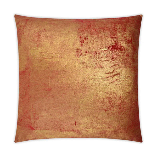 Cabaret Flame Red Throw Pillow With Insert Throw Pillows LOOMLAN By D.V. Kap