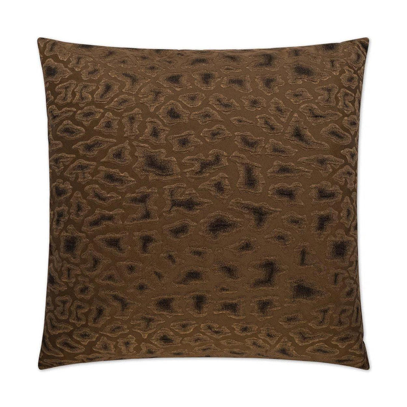 Cabenet Chocolate Brown Throw Pillow With Insert Throw Pillows LOOMLAN By D.V. Kap