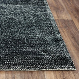 Caca Chevron Black Area Rugs For Living Room Area Rugs LOOMLAN By LOOMLAN