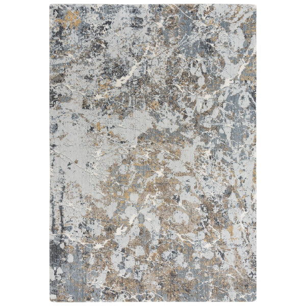 Cade Abstract Blue Large Area Rugs For Living Room Area Rugs LOOMLAN By LOOMLAN