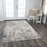 Cade Abstract Blue Large Area Rugs For Living Room Area Rugs LOOMLAN By LOOMLAN