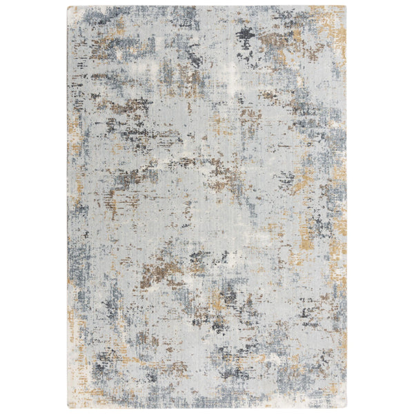 Caer Abstract Blue Large Area Rugs For Living Room Area Rugs LOOMLAN By LOOMLAN