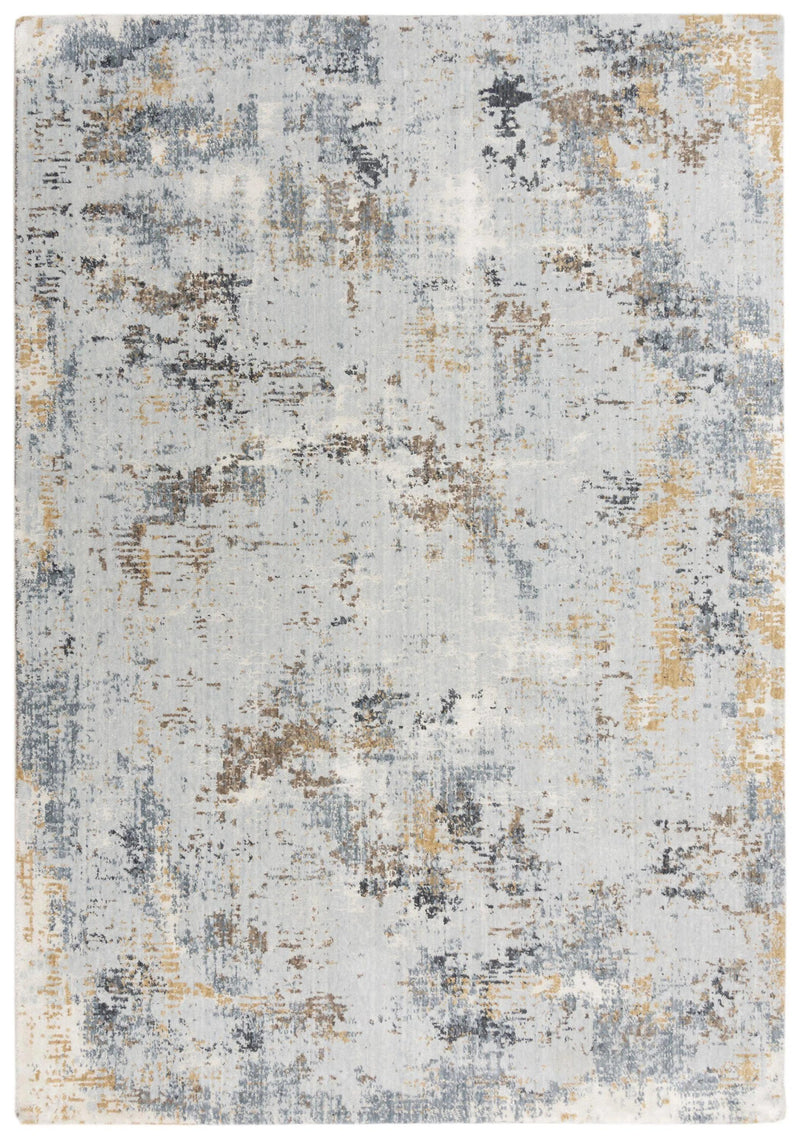 Caer Abstract Blue Large Area Rugs For Living Room Area Rugs LOOMLAN By LOOMLAN