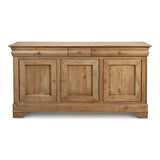 Cafe Au Lait Buffet Driftwood Finish Sideboards LOOMLAN By Sarreid