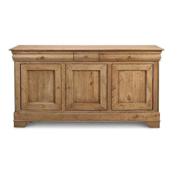 Cafe Au Lait Buffet Driftwood Finish Sideboards LOOMLAN By Sarreid