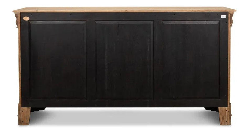 Cafe Au Lait Buffet Driftwood Finish Sideboards LOOMLAN By Sarreid