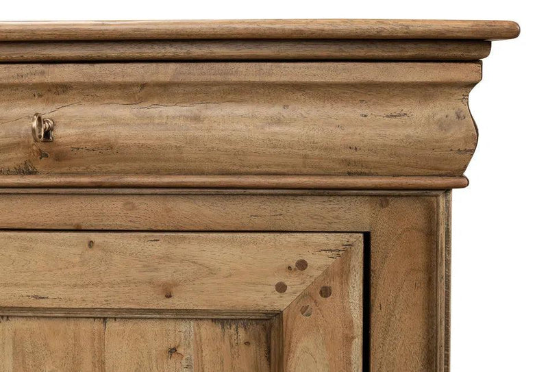 Cafe Au Lait Buffet Driftwood Finish Sideboards LOOMLAN By Sarreid