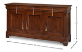 Cafe Au Lait Buffet Walnut Sideboards LOOMLAN By Sarreid