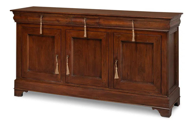 Cafe Au Lait Buffet Walnut Sideboards LOOMLAN By Sarreid