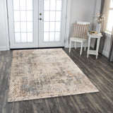 Cage Abstract Beige/ Multi Large Area Rugs For Living Room Area Rugs LOOMLAN By LOOMLAN