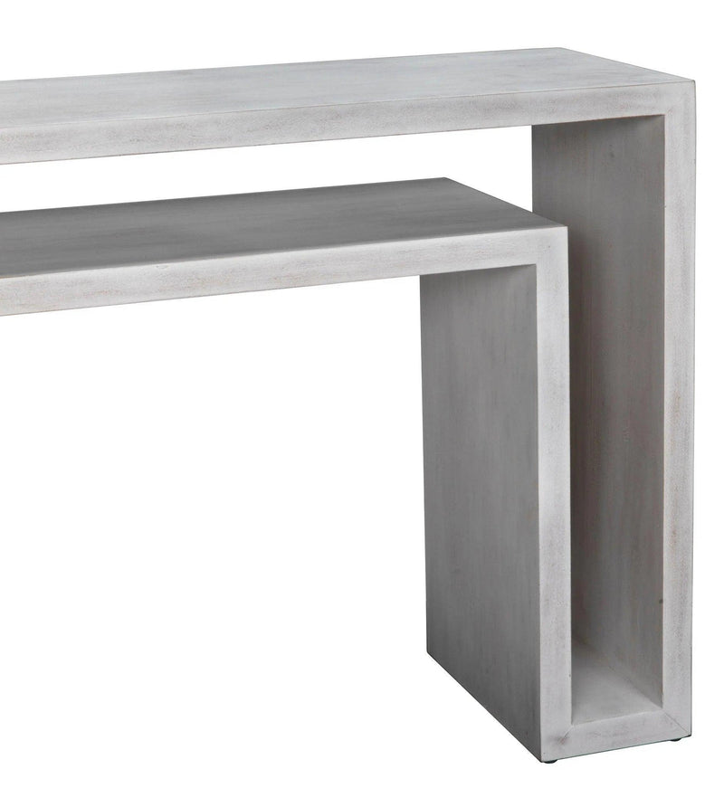 Caine Console White Console Tables LOOMLAN By Noir